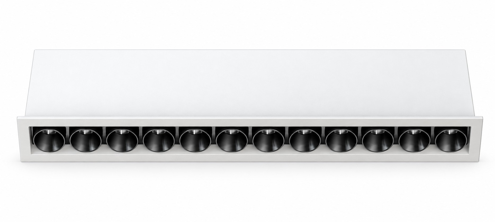 Recessed Linear LED Spotlight 6–20W, 3/6/12 Heads | KONS XTD-S Series
