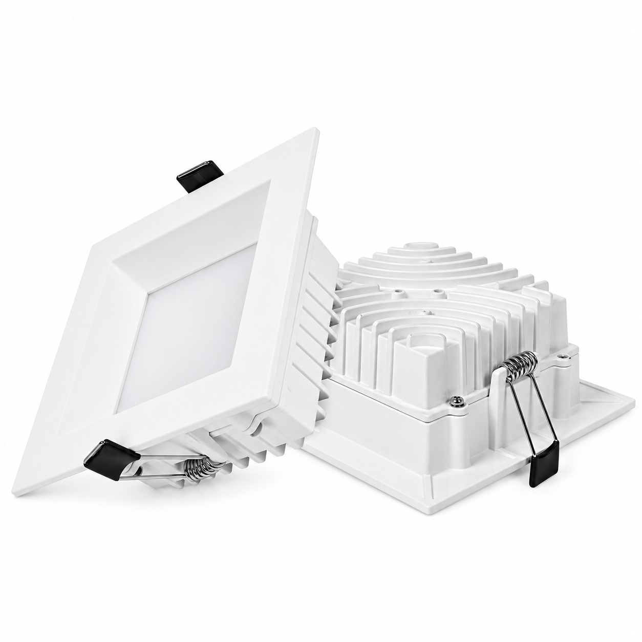 Square Recessed LED Downlight 12–25W for Commercial Projects | KS-TD058 Series