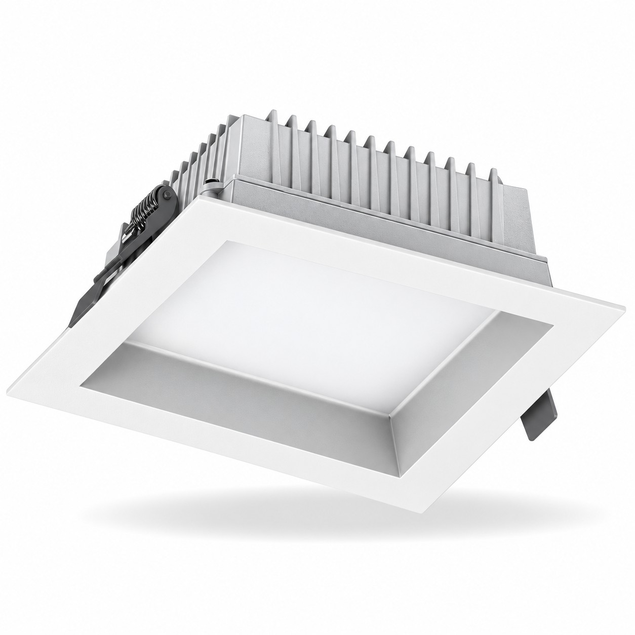 Square Recessed LED Downlight 12–25W for Commercial Projects | KS-TD058 Series