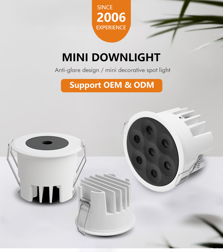 product-750-849 Manufacturer Anti-glare Small Size Recessed Decoration CCT Tri Color Spot Light SMD 3 5 8 15 Watt LED Dimmable Mini Downlight