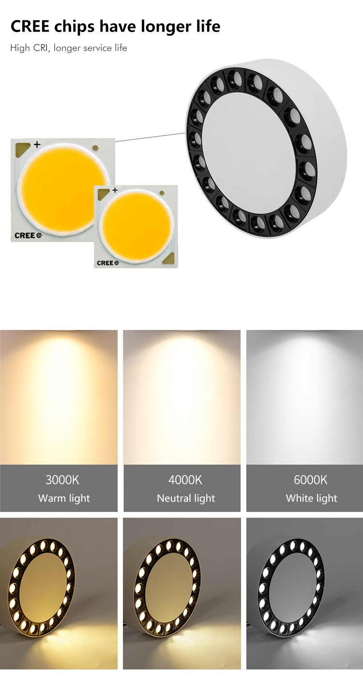 Surface Mounted Black White Lighting System Led Linear Downlight Surface Mounted Black White Lighting System Led Linear Downlight