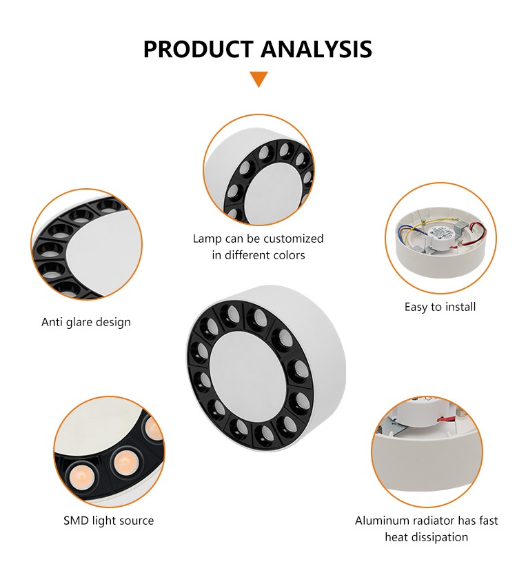 Surface Mounted Black White Lighting System Led Linear Downlight Surface Mounted Black White Lighting System Led Linear Downlight