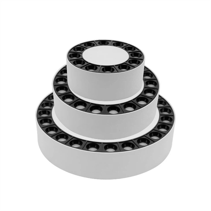 Surface Mounted Black White Lighting System Led Linear Downlight