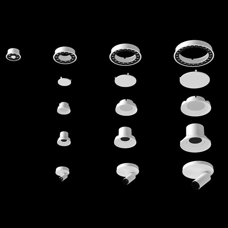 High Efficiency Adjustable Surface Mounted Spot Lamps