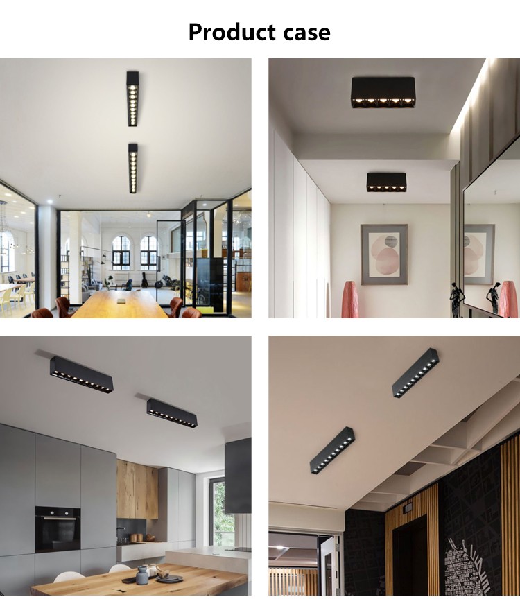 Black Indoor Led Linear Downlight Black Indoor Led Linear Downlight