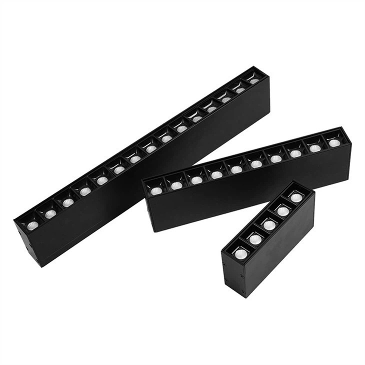 Black Indoor Led Linear Downlight