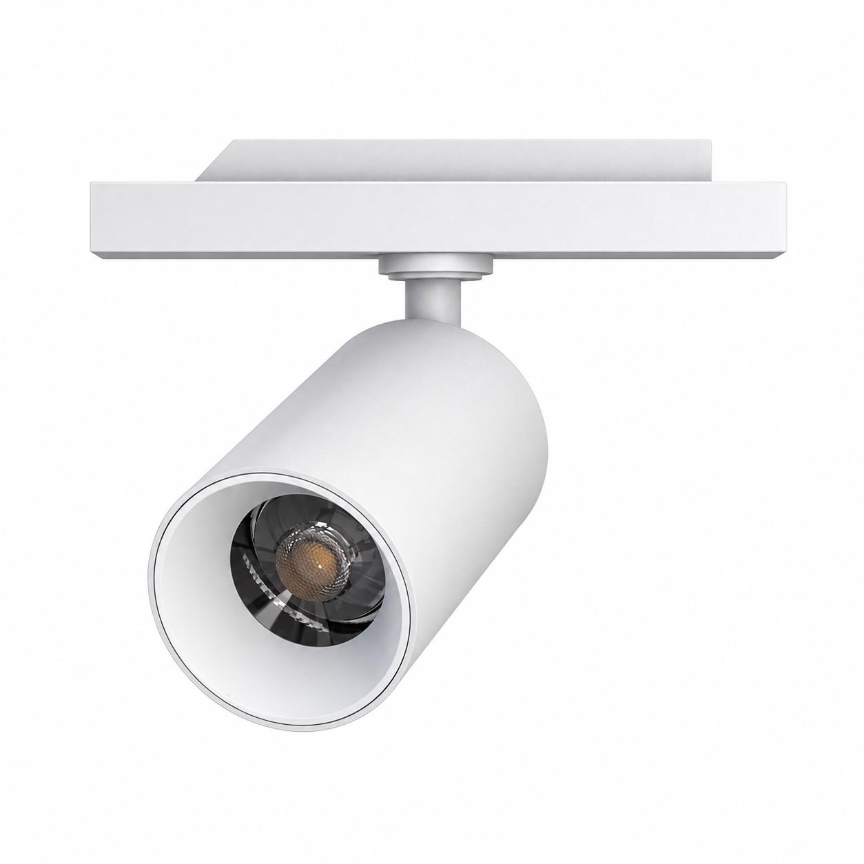 Adjustable LED Track Spotlight with Black or White Reflector | KONS