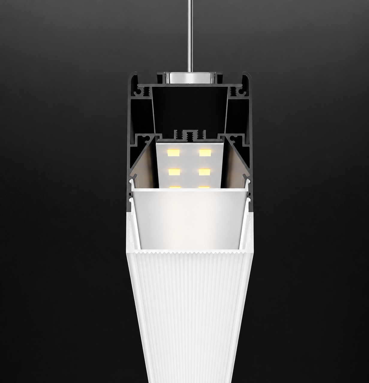 KSKD933-L LED Linear Pendant Light for Wholesale & Commercial Projects
